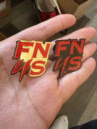 Image 2 of FN4S Logo Pin (glitter)