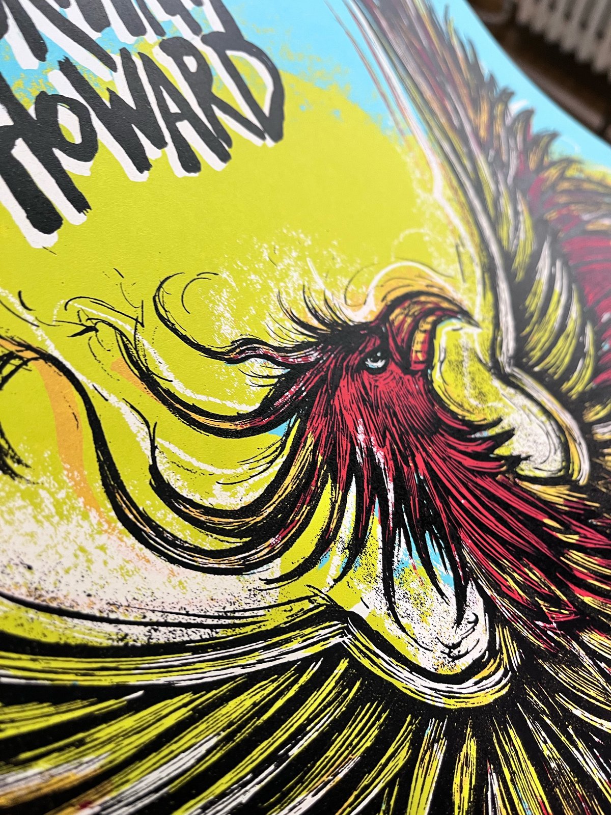 Brittany Howard Swirl Lava Foil | Ground Up Press: Artwork by Dan