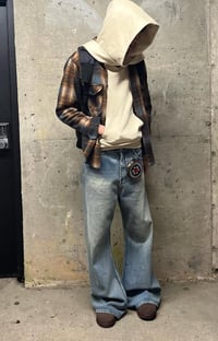 Image 3 of MM6 Margiela Wide Leg Flare Jeans - 32