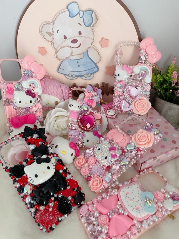 bling kawaii kitty phonecase PM1