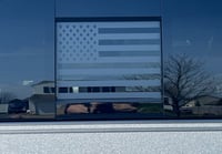 2019-2022 Chevy Silverado Sliding Window American Flag 