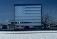 2019-2022 Chevy Silverado Sliding Window American Flag