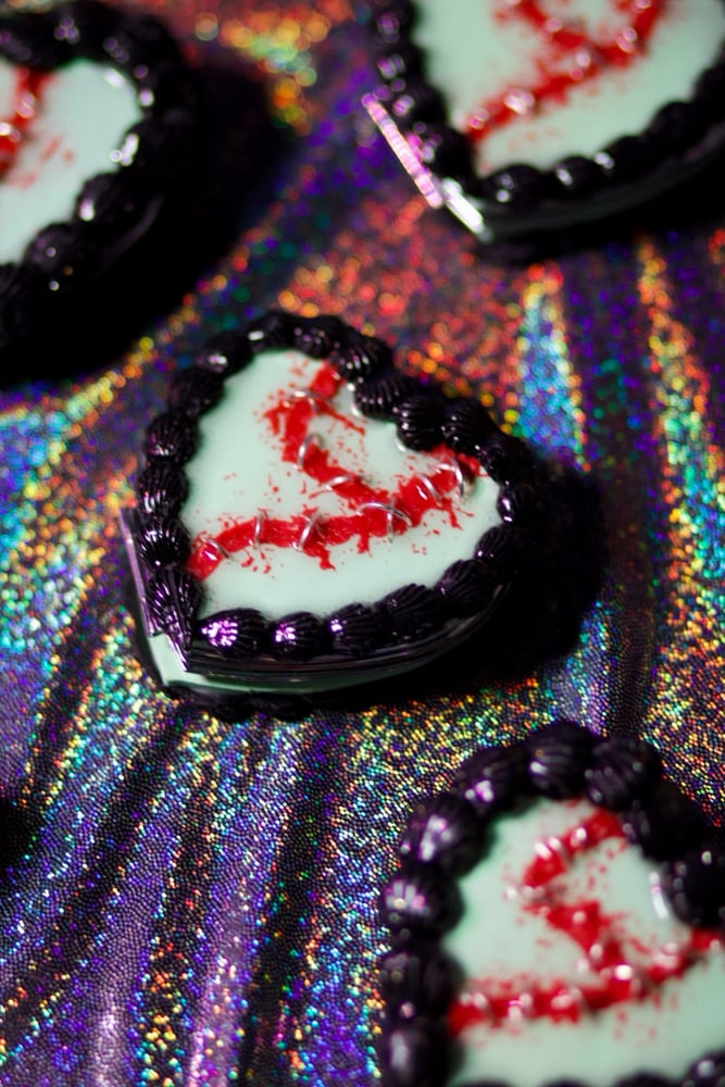 Image of FrankenZombie Cake Compact Mirror
