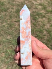 Image 10 of Pink Petal Agate Obelisk #2501