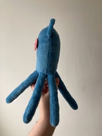 Image 7 of Blue coraline squid/octopus plushie from Coraline movie - made to order