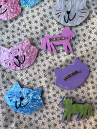 Image 2 of Pony, Cat and mr foxy pin badge 