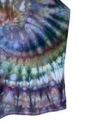 Image 2 of ♻️ UPCYCLED M Men's Knit Tank In Muted Spiral Ice Dye
