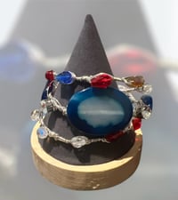 Image 2 of Set of 3 Wire Wrapped Bangles 
