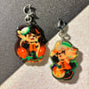 Splatoween Spooky Sisters Glitter Epoxy Charms