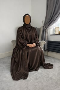 Farasha - Two Piece Kimono - chocolate brown