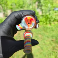 Image 2 of Rainbow Suminagashi Tech Sherlock (Frosted)