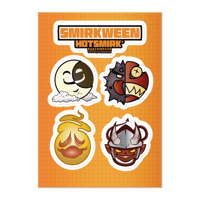The "SmirkWeen" Sticker sheet