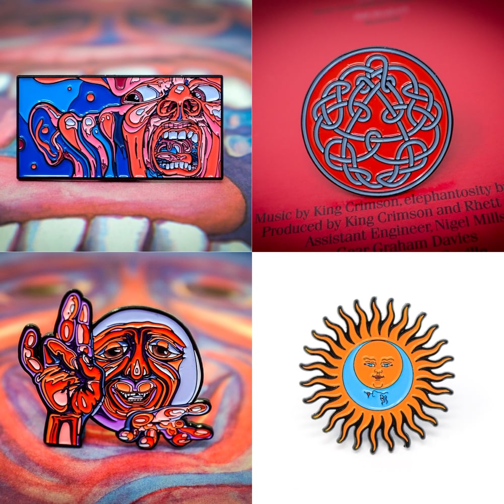 King Crimson Enamel Pins