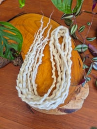 Image 1 of Alpaca Wool Dreadlocks - White