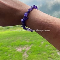 Image 2 of Amethyst Chip Bracelet 