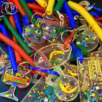 Image 1 of LIBRARY TATTOO KEYCHAIN