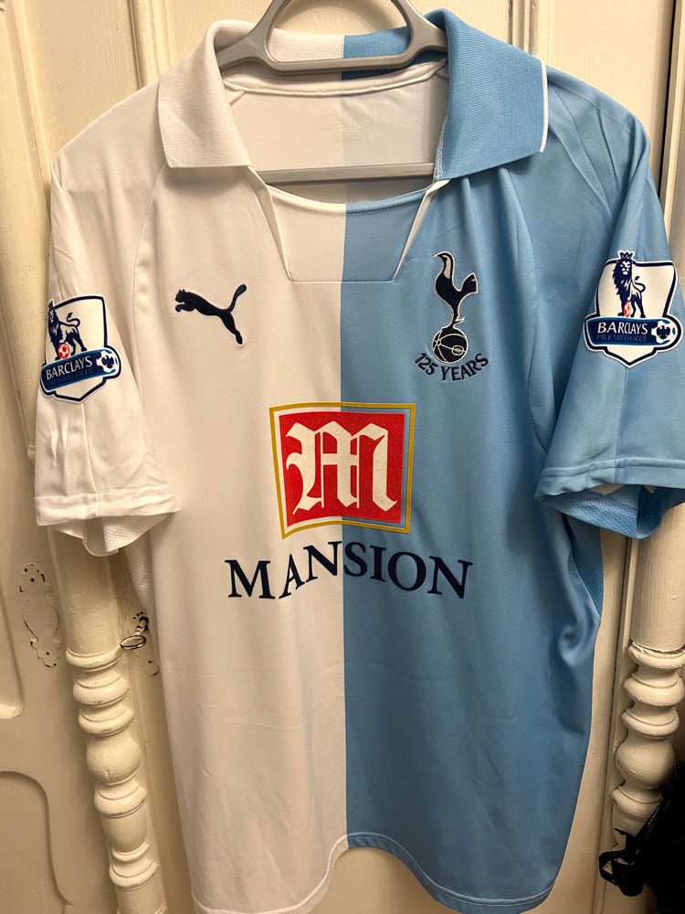 Image of Tottenham Hotspur “BERBATOV 9” 125 Yrs Anniversary Shirt + PL patches (M)