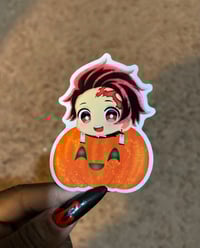 Image 1 of Pumpkin Tanjiro | Sticker