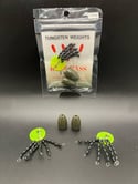 3/4oz Tungsten Worm Weight - 2pk