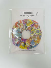 Image 3 of Chouchou à l'unité tissu Liberty multicolores