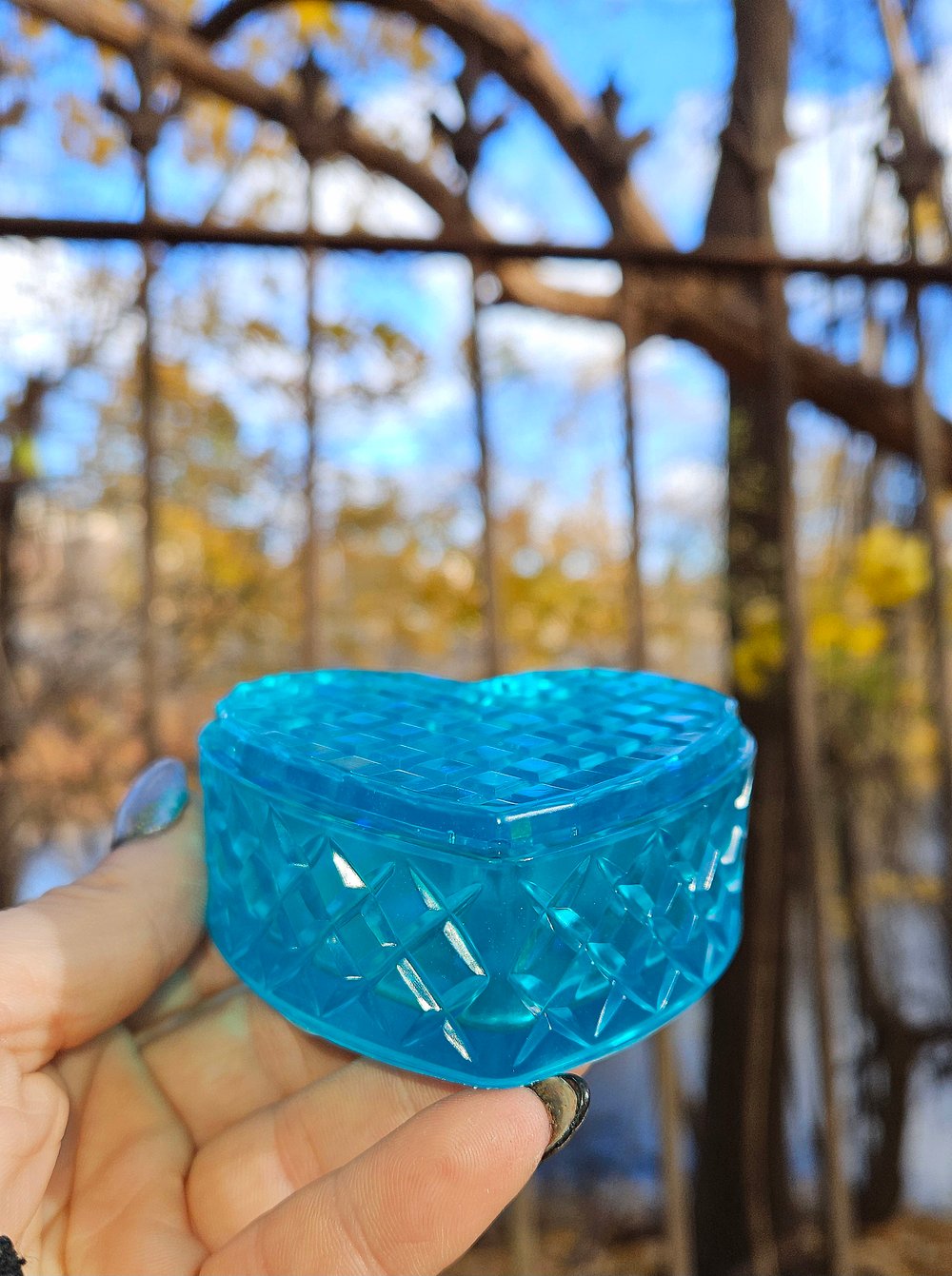 Image of Turquoise Heart Box