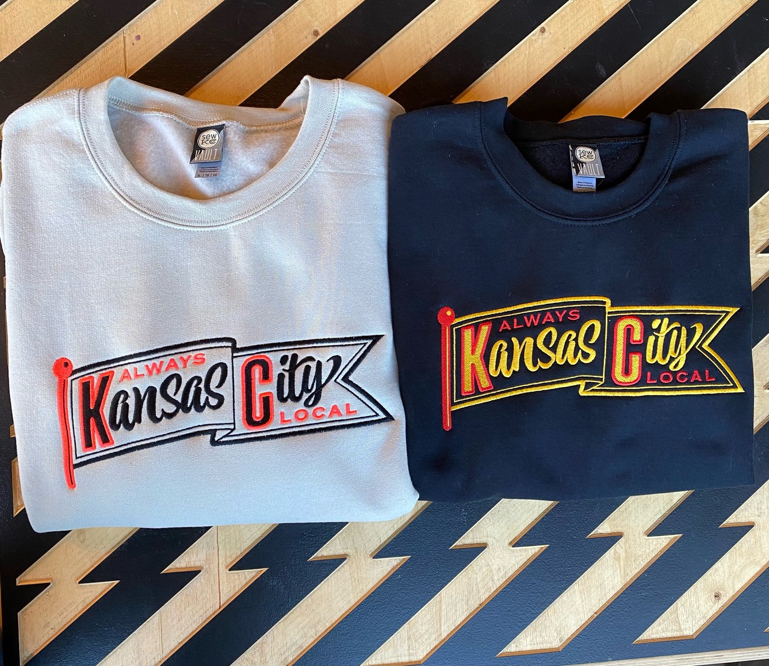 Image of Vintage Vibes Kansas City Flag Sweatshirt