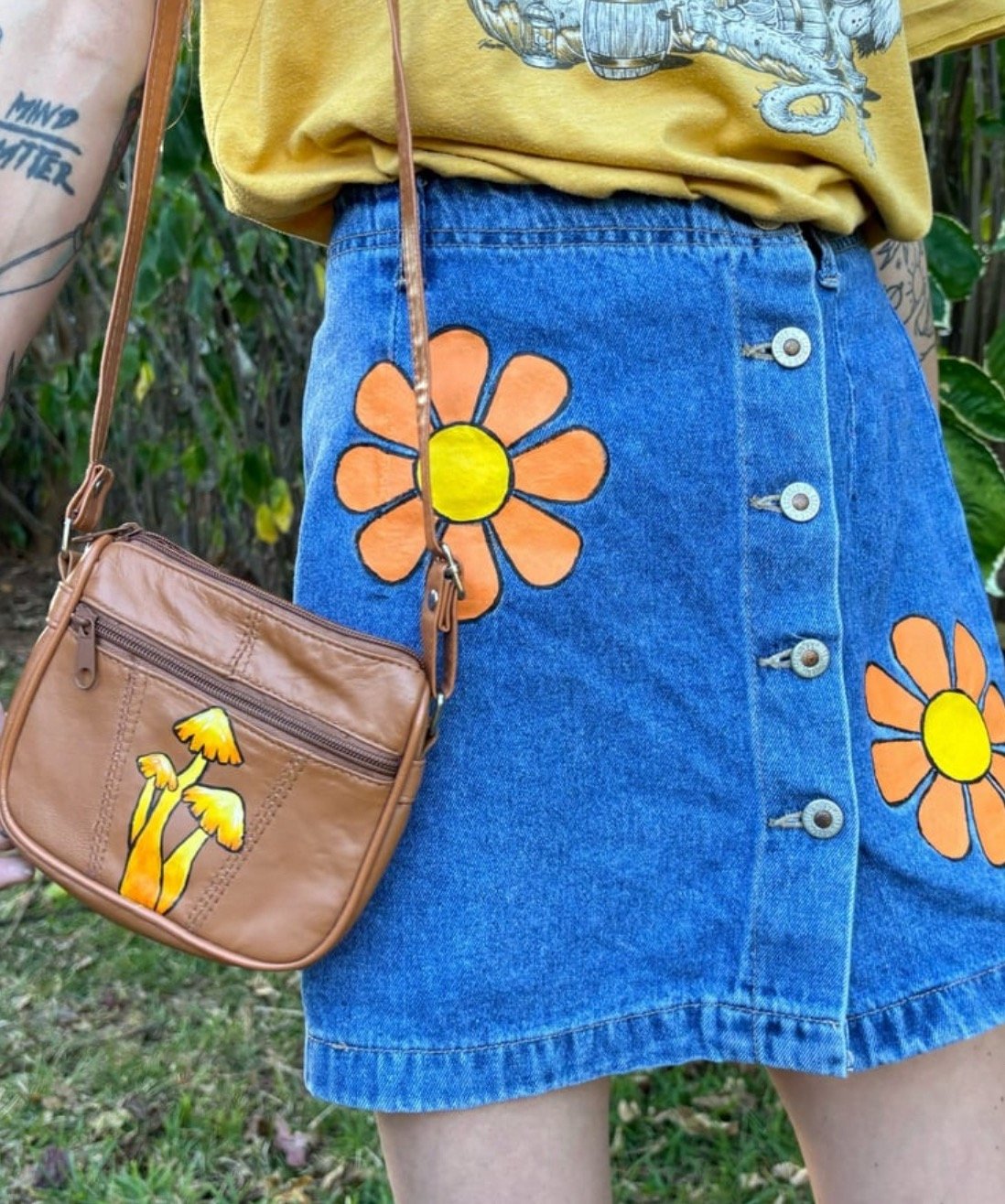 Image of Flower power skirt 
