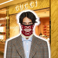 Image 1 of GuCCi Jacquard GG Logo neck warmer🧣