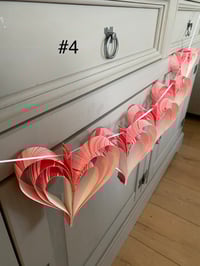 Image 4 of 3D Paper Heart Garland