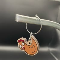 Image 2 of Chicken! Earrings