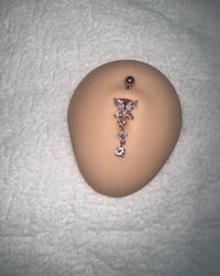 Image 1 of Boujie Butterfly Belly Piercing