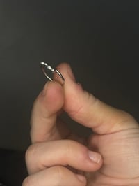 Image 3 of Silver Bubble Ring 4 bubbles