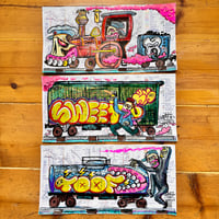 Image 5 of Letting off steam Tube map Triptych  ( 3 Maps) 