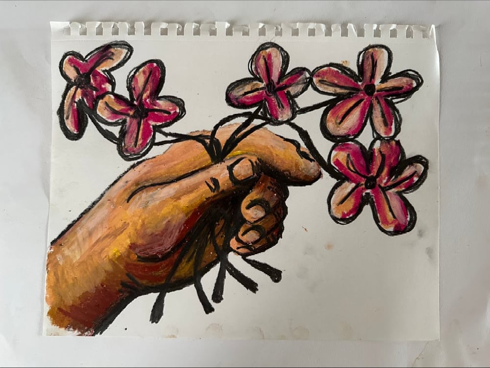 Image of “FLOWERS” drawing