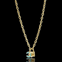 Image 2 of Teal Chunky Coco Chanel Lock