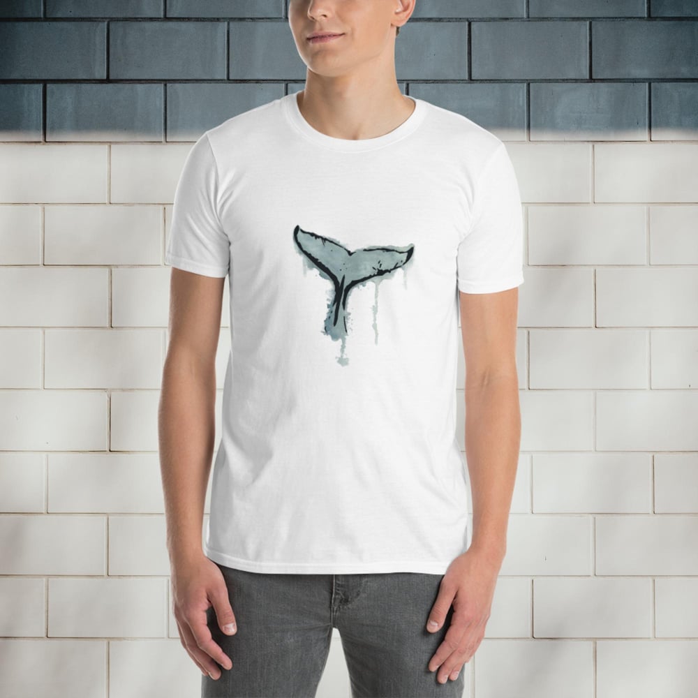 Image of Humpback Whale Tale Short-Sleeve Unisex T-Shirt