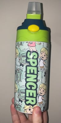 trash truck 12oz drink bottle 