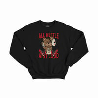 All Hustle Ain’t Loud Crew Neck (Black)