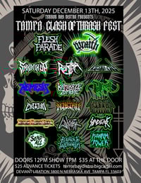 TAMPA CLASH OF THRASH FEST!