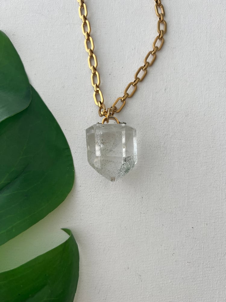 Image of THIQUE • Quartz Nugget Necklace