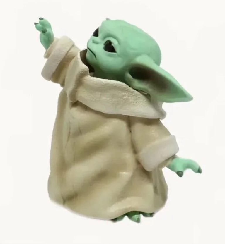 Grogu Figurine Baby Yoda from the Mandalorian Image 4