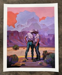 Image 1 of Cowboys Gotta Stick Together - Hand Embellished 74/75 number