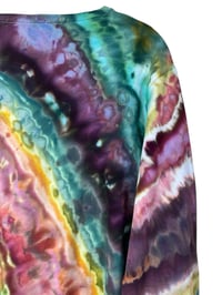 Image 2 of ♻️ UPCYCLED XL Cotton Tee in Bold Agate Ice Dye