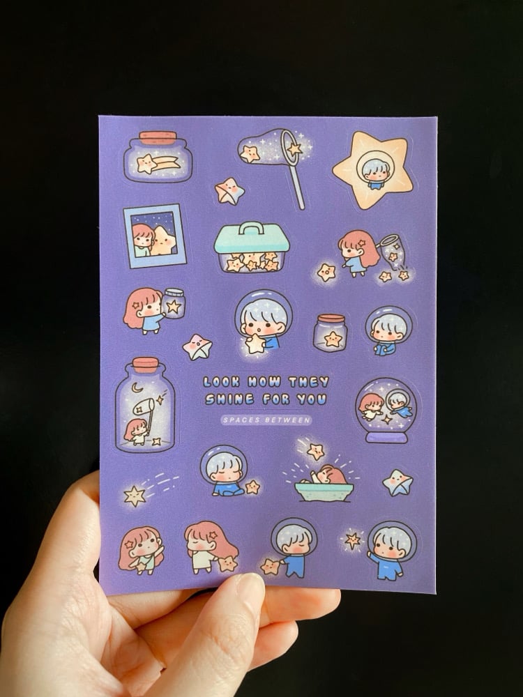 Image of Look How They Shine For You Sticker Sheet