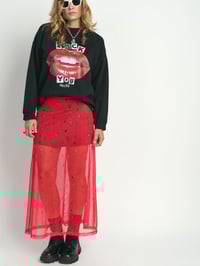 Image 1 of FALDA TUL SARA ROJA