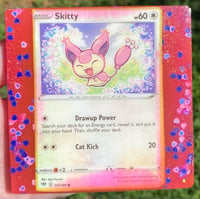 Image 2 of Skitty Pokémon Resin Coaster (Glow in the Dark)