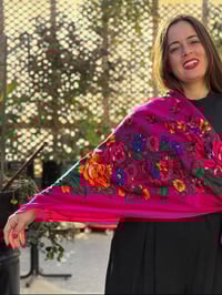 Image 2 of Floral Beauties - Cashmere Blend Scarf