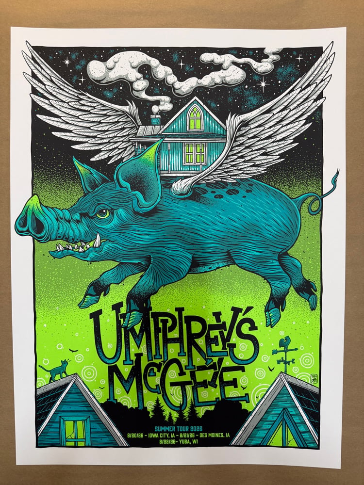 Image of Umphrey’s McGee - August 20th, 21st, and 22nd -  Regular and Holo Foil