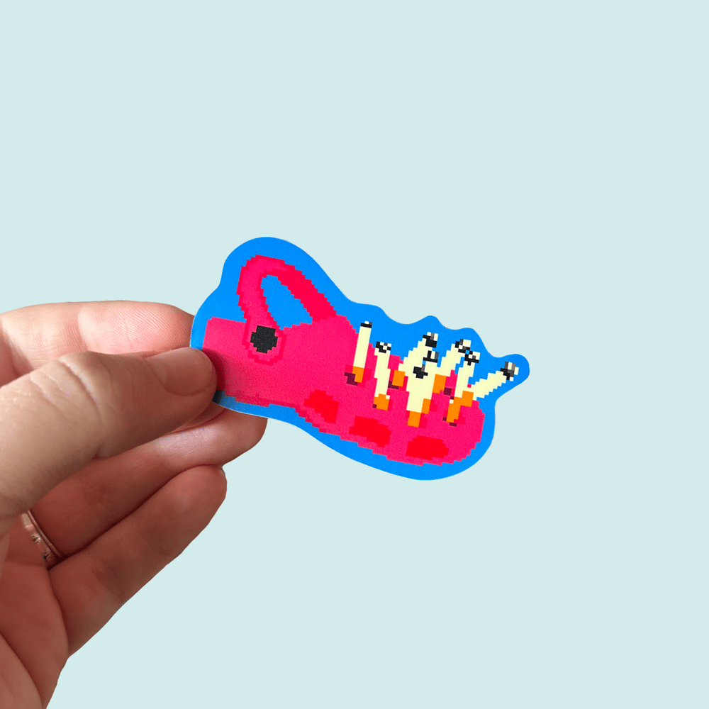 Image of Smokin’ Croc Sticker