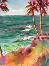 Image 3 of "Surf Check", 16x20" Original Painting